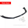 Parachoques delantero negro split spoiler lip 3pcs